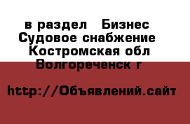  в раздел : Бизнес » Судовое снабжение . Костромская обл.,Волгореченск г.